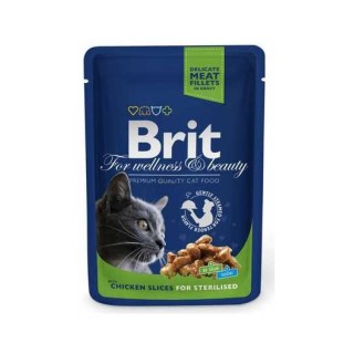 BRIT Premium Adult sterilised Chicken mit Huhn 24 x 100 g