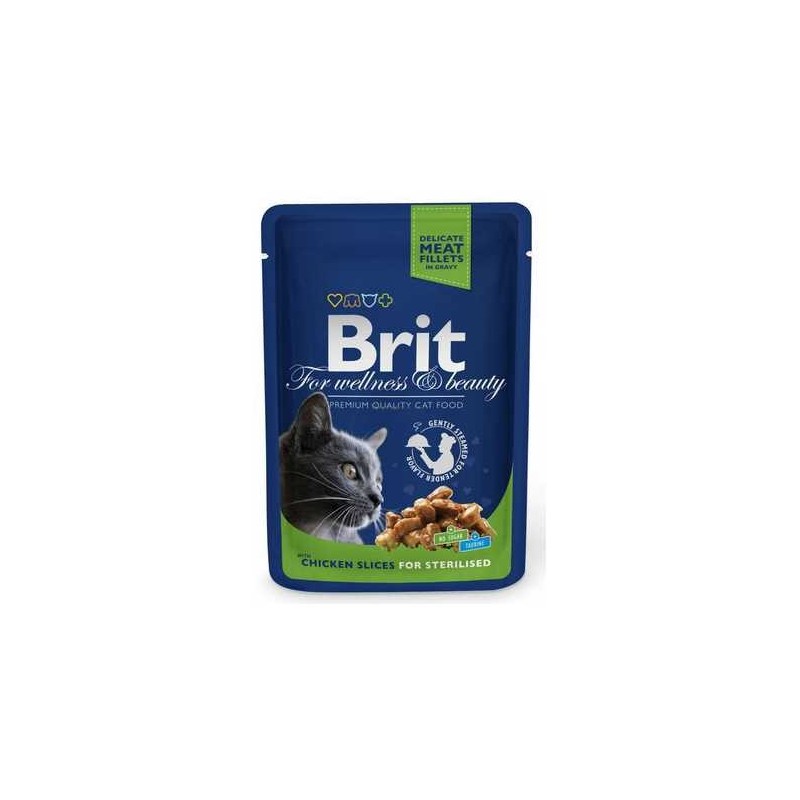 BRIT Premium Adult sterilised Chicken mit Huhn 24 x 100 g