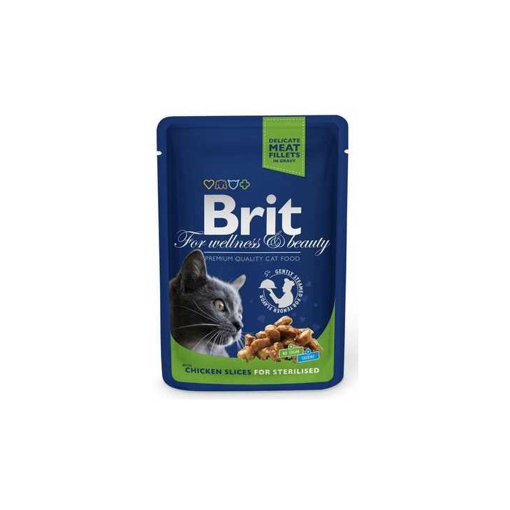 BRIT Premium Adult sterilised Chicken mit Huhn 24 x 100 g