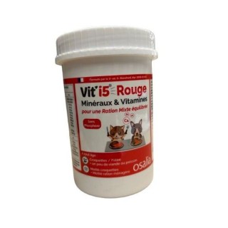 Ergänzungsmittel für Hunde und Katzen Osalia Vit'i5 Rouge