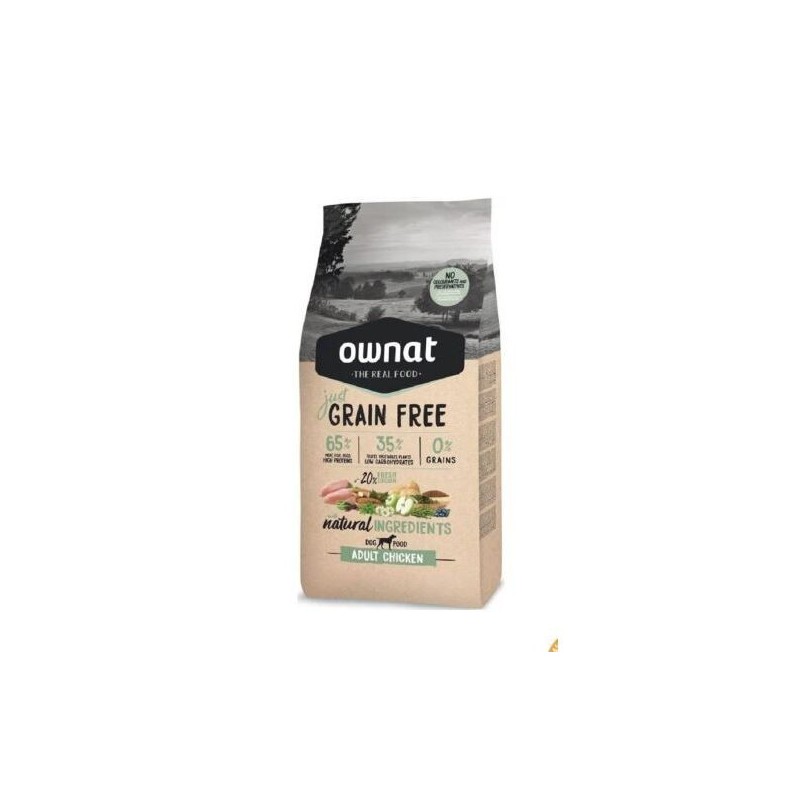 Trockenfutter für Hunde Ownat GF Just Poulet