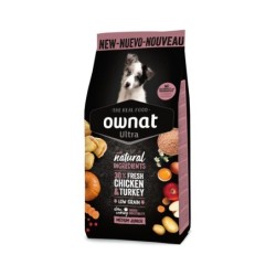 Trockenfutter für Hunde Ownat Ultra Medium Junior