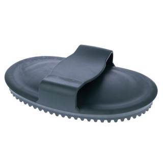 kooa Gummi-Striegel - Größe M: L 14,5 x B 10 x H 3 cm (dunkelgrün)