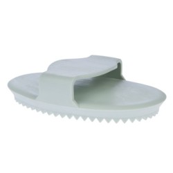 kooa Gummi-Striegel - Größe L: ca. L 16 x B 11 x H 4 cm (hellgrün)