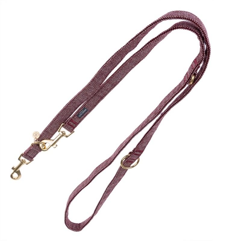 Nomad Tales Calma Geschirr, burgundy - Passende Leine: 200 cm lang, 20 mm breit