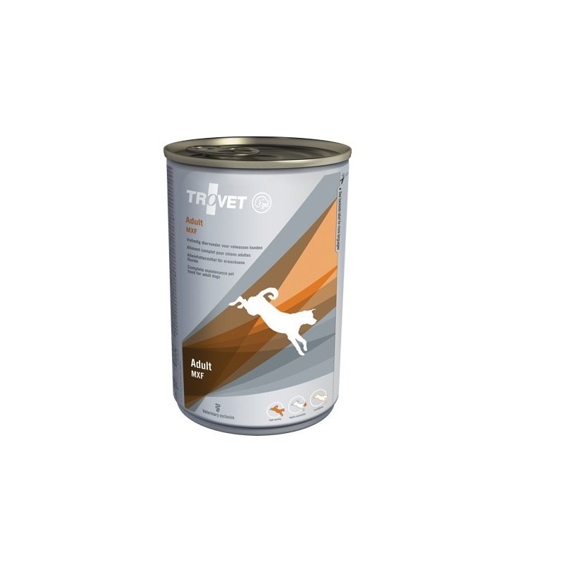 TROVET Adult MXF Nassfutter für ausgewachsene Hunde 400 g