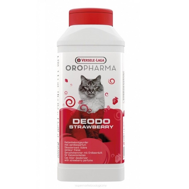 VERSELE-LAGA Deodo Strawberry 750 g Katzentoiletten-Desodorant Erdbeere Lufterfrischer