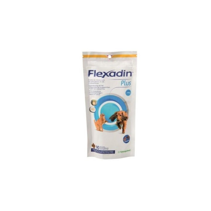 Nahrungsergänzungsmittel für Hunde 1-10 kg Vetoquinol Flexadin (x90)