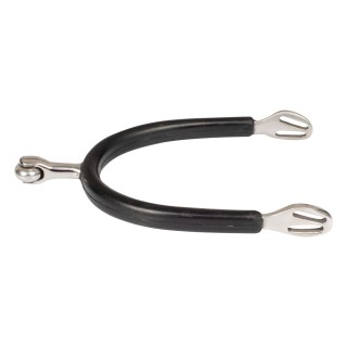 Pferde-Sporen mit runder Kugel und Gummiüberzug Pro-Light