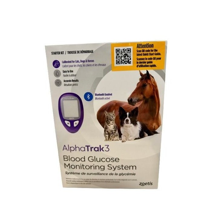 Blutzuckermessgerät mit Lesegerät Zoetis Alphatrak 3