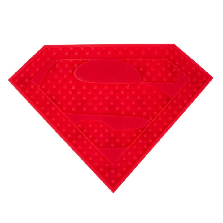 DC Superman Schleckmatte - L 18 x B 13 x H 1 cm