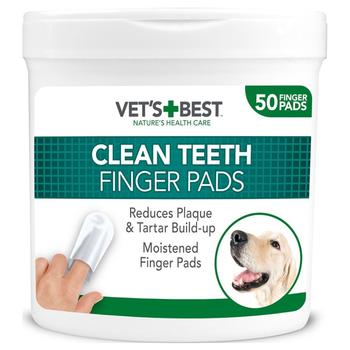 Vet's Best® Clean Zahn-Reinigungspads - 50 Pads