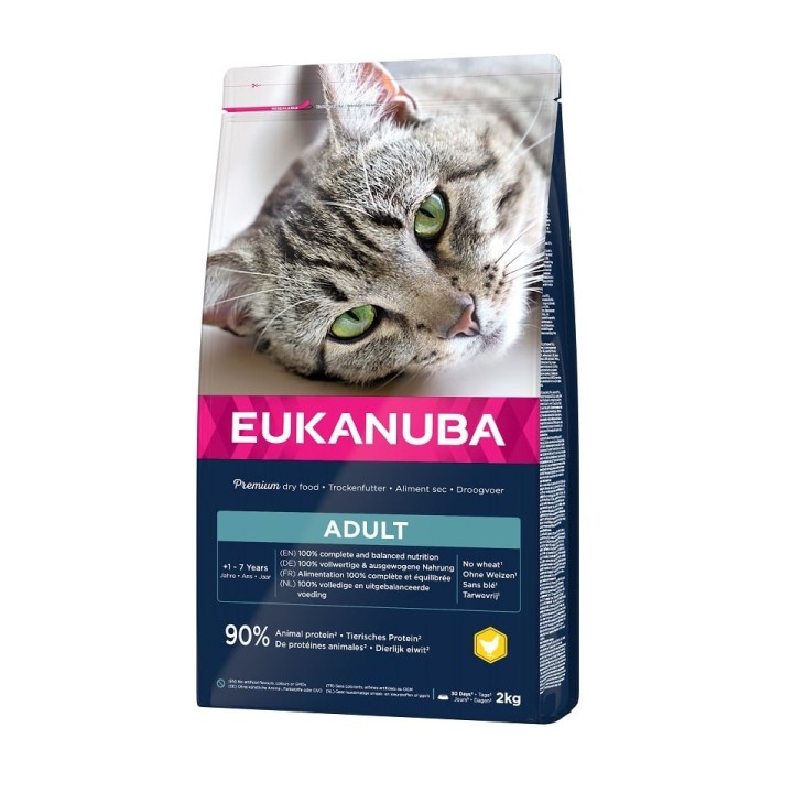 EUKANUBA Cat Adult All Breeds Top Condition Huhn &amp, Leber 2 kg