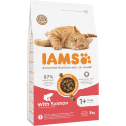 IAMS Cat Adult All Breeds Salmon mit Lachs und Huhn 3 kg