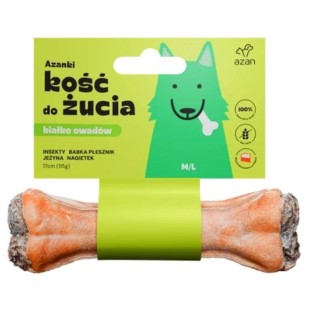 AZANKI Knochen mit Insekten und Brombeeren für Hund M/L 17cm