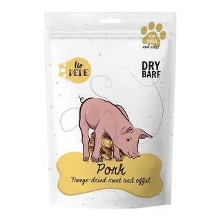 PAKA ZWIERZAKA PEPE Freeze-dried Gefriergetrocknetes Schweinefilet XL 180g