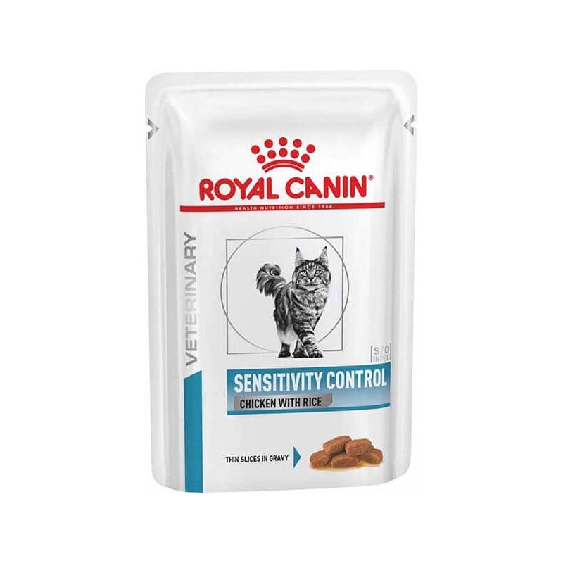 Trockenfutter für Katzen Royal Canin VDIET Sensitivity Poulet (x12)
