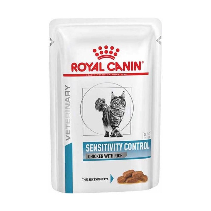 Trockenfutter für Katzen Royal Canin VDIET Sensitivity Poulet (x12)