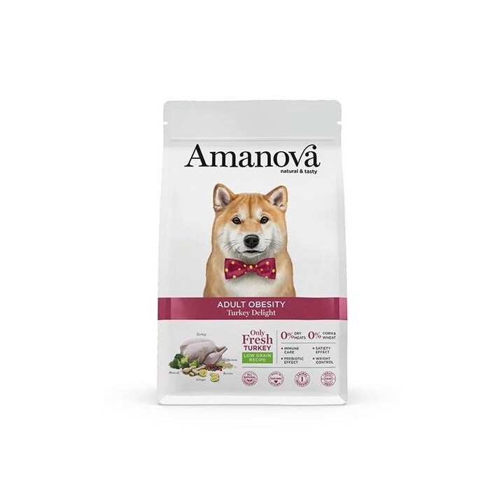 Trockenfutter für Hunde Amanova Obesity