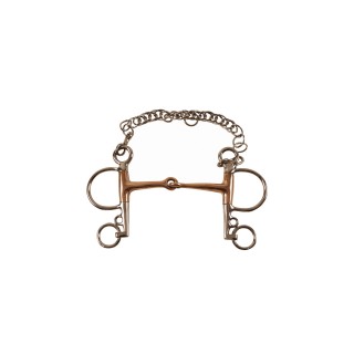 Pelham für Pferd aus massivem Kupfer Umbria Equitazione