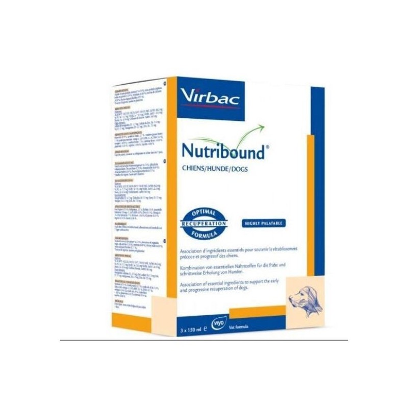 Nahrungsergänzungsmittel für Hunde Virbac Nutribound (x3)
