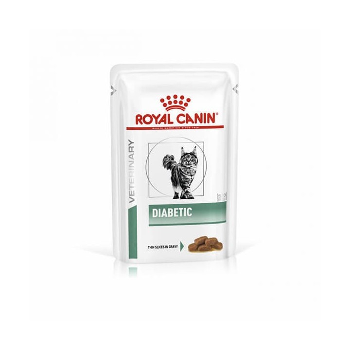 Trockenfutter für Katzen Royal Canin VHN Diabetic (x12)