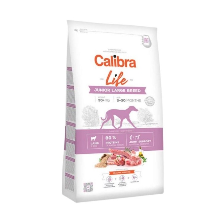 CALIBRA Dog Life Junior Large Breed Lamb 12 kg