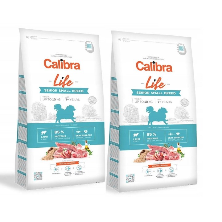 CALIBRA Dog Life Senior Small Breed Lamb 12 kg (2 x 6 kg)