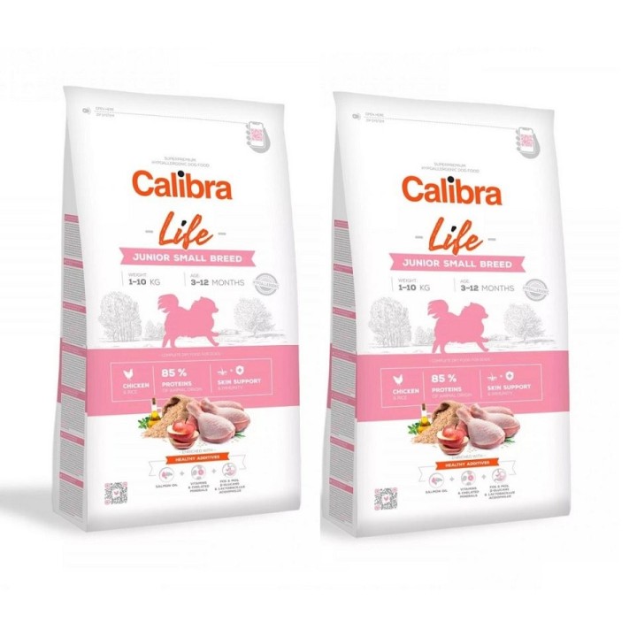 CALIBRA Dog Life Junior Small Breed Chicken 12 kg (2 x 6 kg)