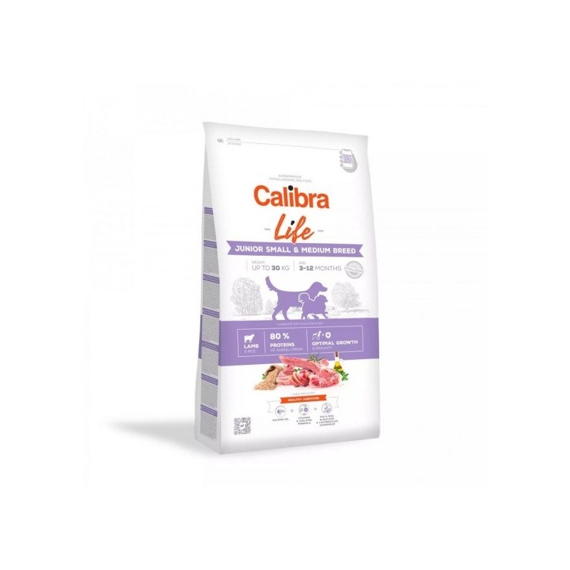 CALIBRA Dog Life Junior Small&amp,Medium Breed Lamb 12 kg