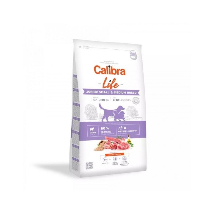 CALIBRA Dog Life Junior Small&amp,Medium Breed Lamb 12 kg