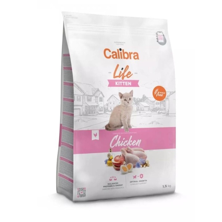 CALIBRA Cat Life Kitten Chicken 1,5 kg