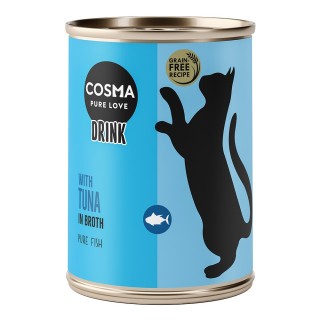 10 + 2 gratis! 12 x 100 g Cosma Drinks   - Thunfisch