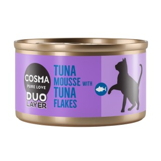 Cosma DUO Layer 24 x 70 g zum Aktionspreis! - Thunfischmousse mit Thunfischstückchen