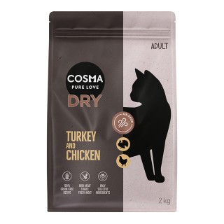 Cosma Air-dried Trockenfutter 2 kg zum Aktionspreis! - Pute & Huhn
