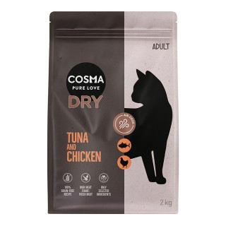 Cosma Air-dried Trockenfutter 2 kg zum Aktionspreis! - Thunfisch & Huhn