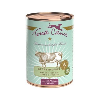 Terra Canis Getreidefrei Rind mit Zucchini - 6 x 400 g