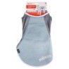 Flamingo Hundemantel Frozen, blau / grau - Größe XL: ca. 45 cm Rückenlänge