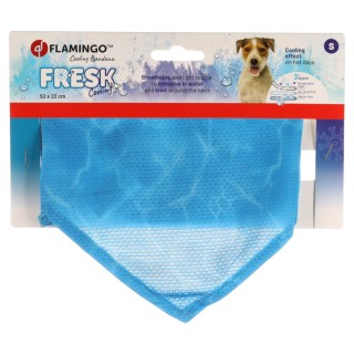 Flamingo Kühlendes Bandana Fresk Inou, blau - Größe S: L 52 x B 22 cm