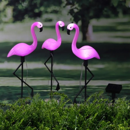 Solarbetriebene LED Gartenlampe HI (x3)