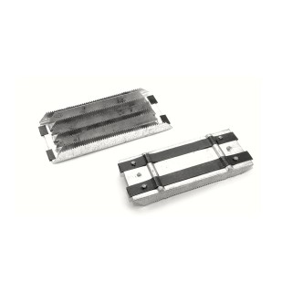 Metallische Currybürste für Pferde Umbria Equitazione