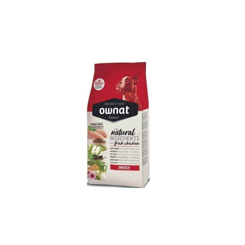 Trockenfutter für Hunde Ownat Classic Energy