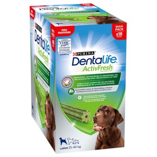 2 x Purina Dentalife Hundesnacks zum Sonderpreis! - Active Fresh Tägliche Zahnpflege-Snacks für große Hunde - 36 Sticks