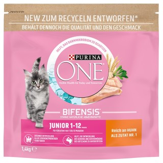 750 g / 1,4 kg PURINA ONE zum Sonderpreis! - 1,4 kg Junior