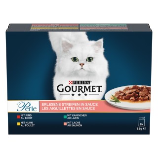 2 x Gourmet Perle zum Sonderpreis! - Multipack (4 Sorten) 16 x 85 g