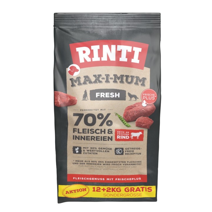 2 kg gratis! 14 kg RINTI Max-i-mum - Rind