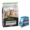 3 kg PURINA PRO PLAN + 8 x 40 g Dentalife Tägliche Katzensnacks mit Huhn gratis! - Sterilised Kitten Healthy Start Lachs