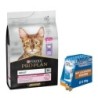 3 kg PURINA PRO PLAN + 8 x 40 g Dentalife Tägliche Katzensnacks mit Huhn gratis! - Adult Delicate Digestion reich an Truthahn