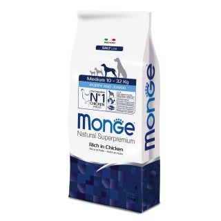 Monge Super Premium Puppy Junior Medium - 12 kg