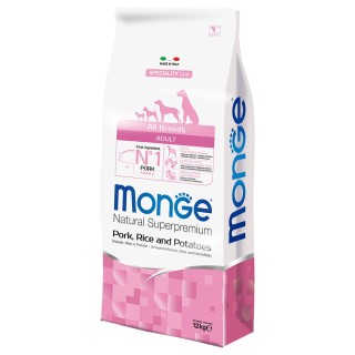 Monge Superpremium All Breeds Adult Schwein, Reis & Kartoffel - 12 kg